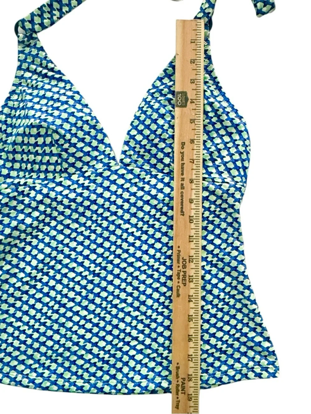 Tommy Bahama Palm Modern Mosaic Pool Ring Tankini Top